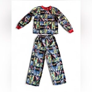 🚀 LEGO Star Wars Flannel Pajama Set - Boys Size 8